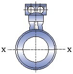 液體管道流量計電極的軸線安裝圖